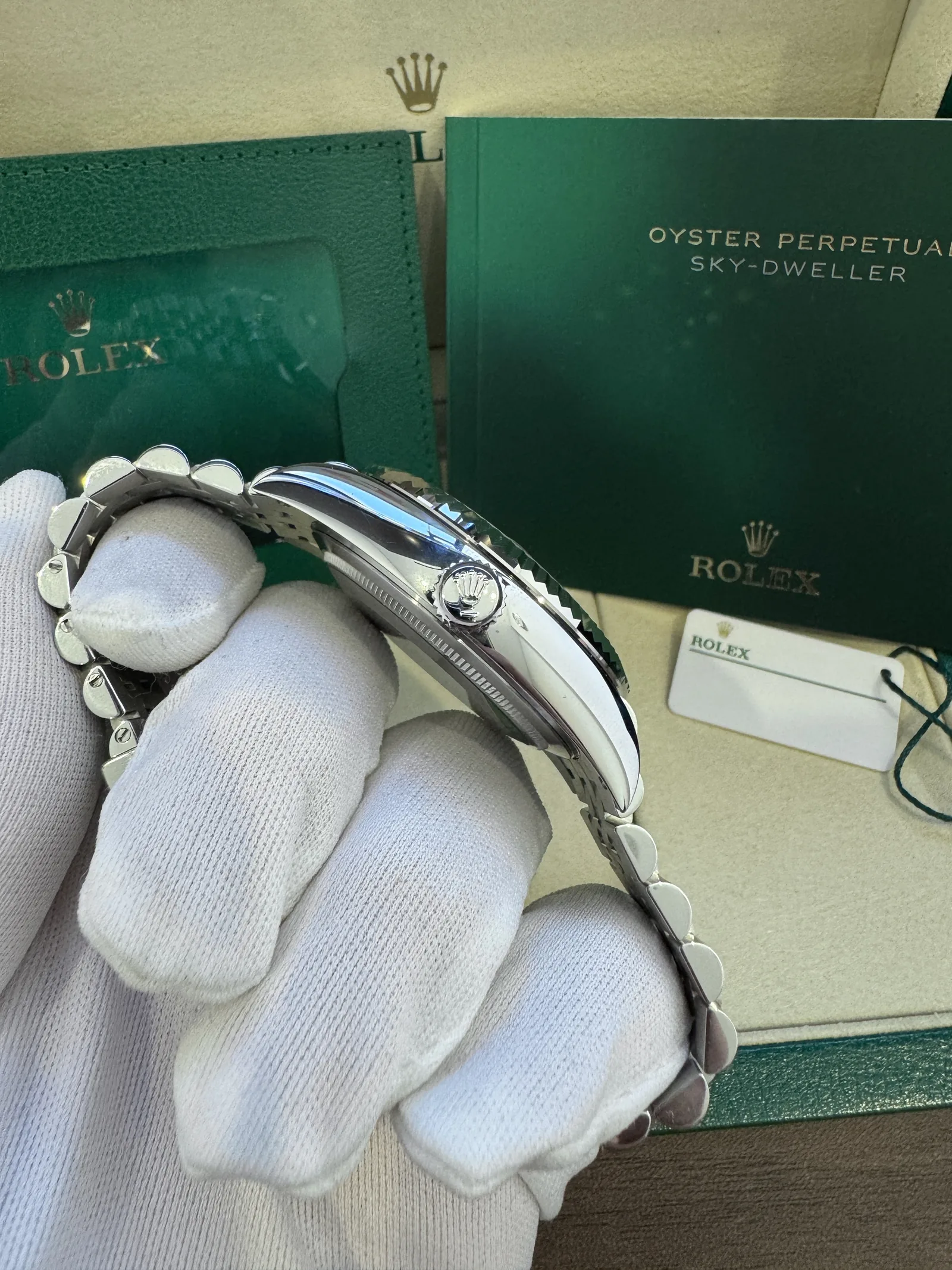 Brand New Rolex Sky Dweller Green 2025