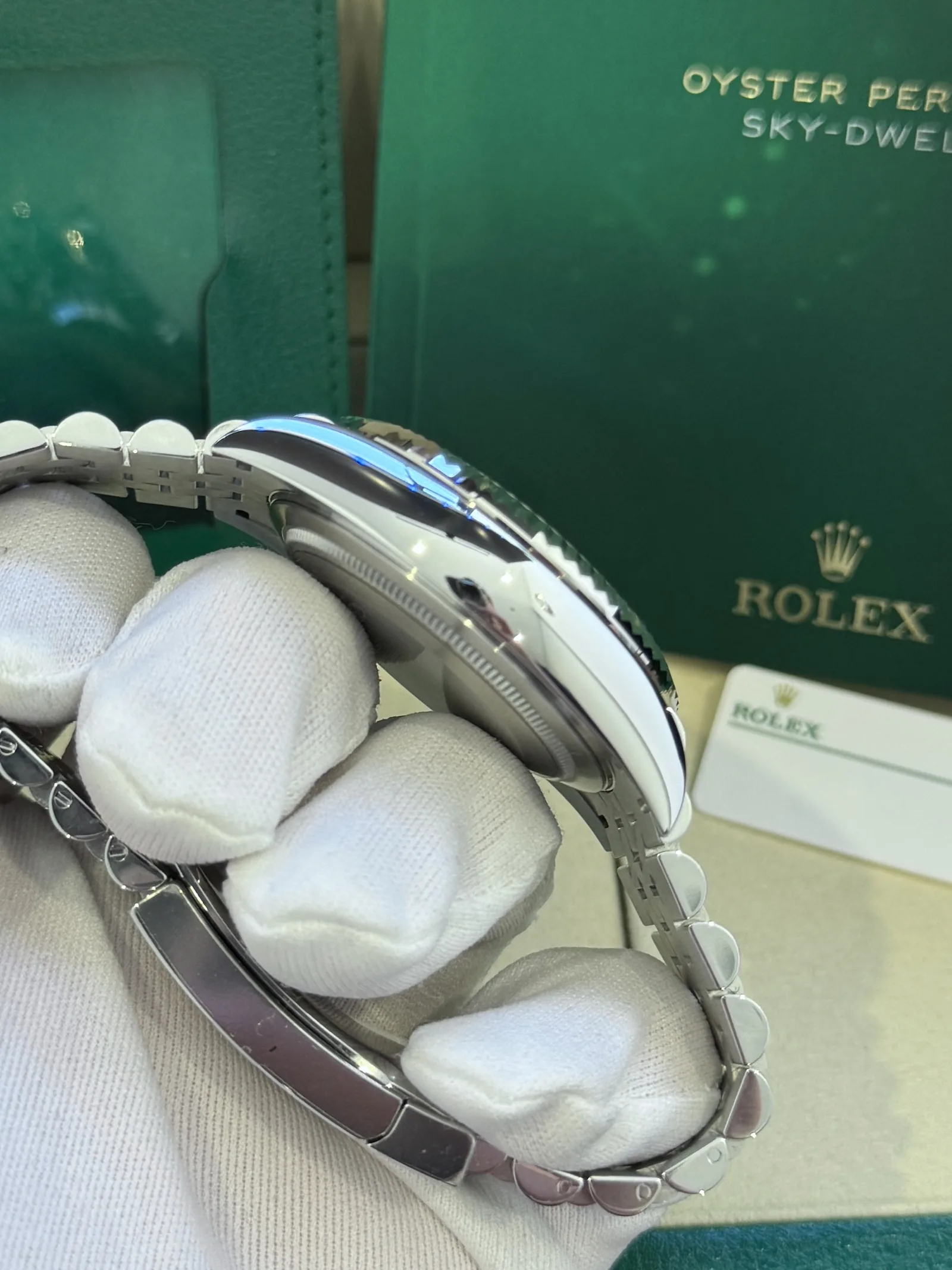 Brand New Rolex Sky Dweller Green 2025