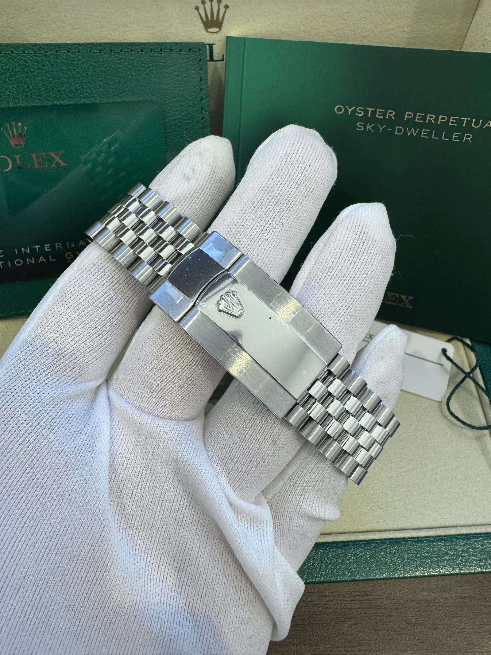 Brand New Rolex Sky Dweller Green 2025