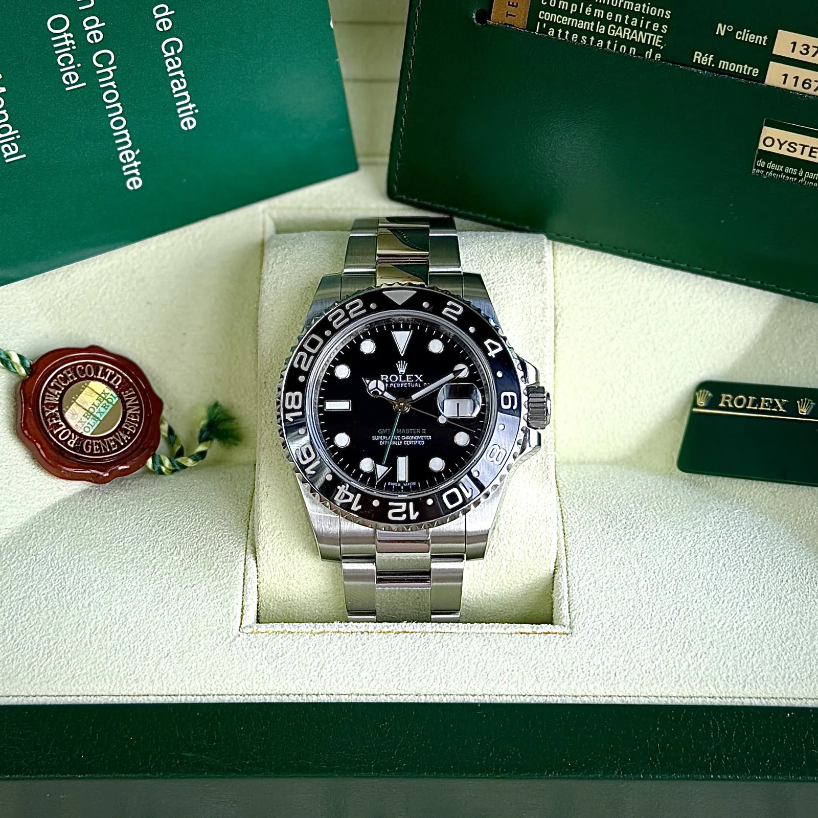 Rolex GMT Master II ‘Green Arrow’ 40 2012