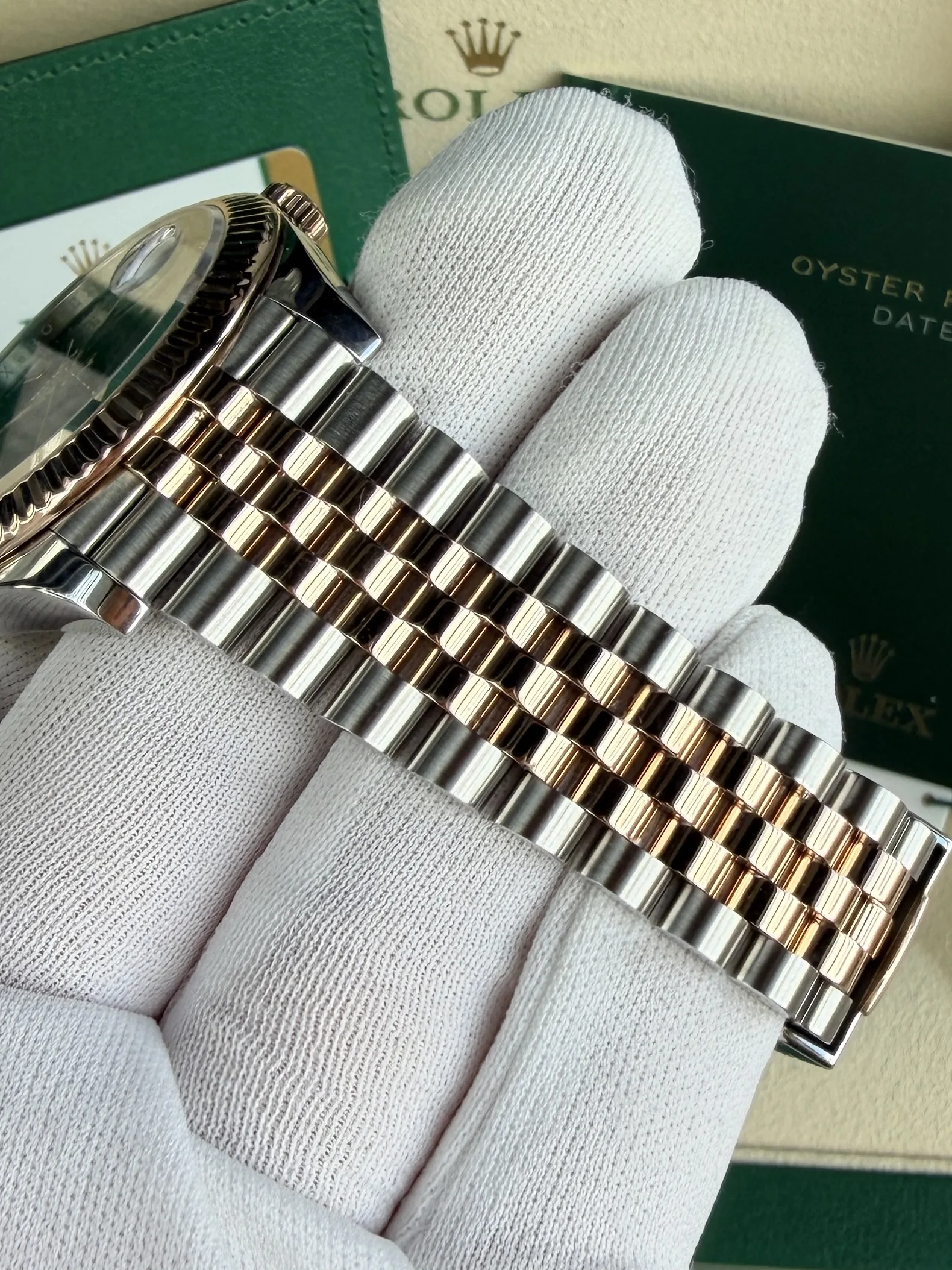Rolex Datejust 41 Wimbledon Rose Gold 2019 126331