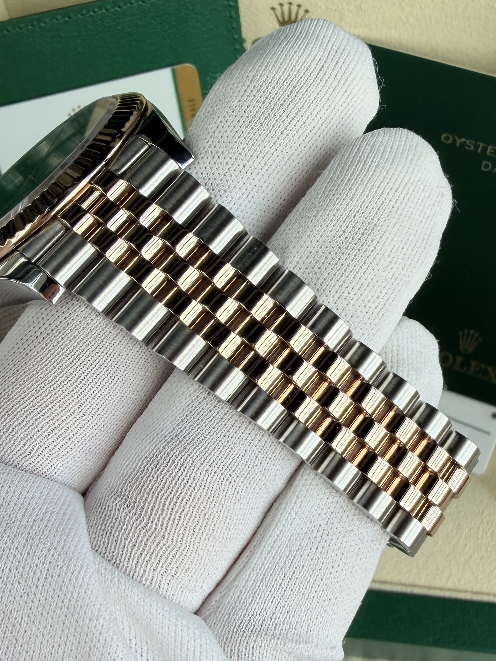 Rolex Datejust 41 Wimbledon Rose Gold 2019 126331