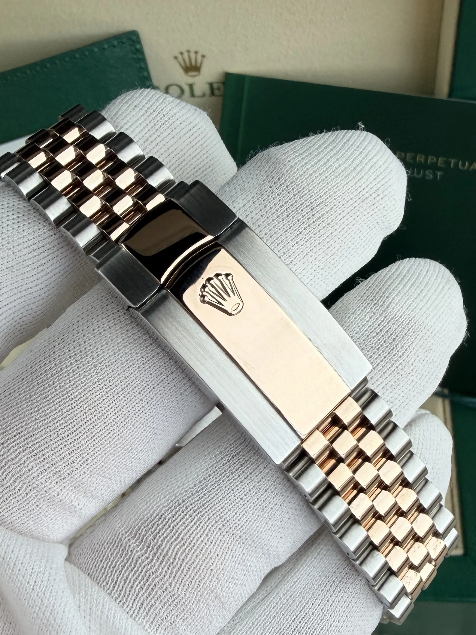 Rolex Datejust 41 Wimbledon Rose Gold 2019 126331