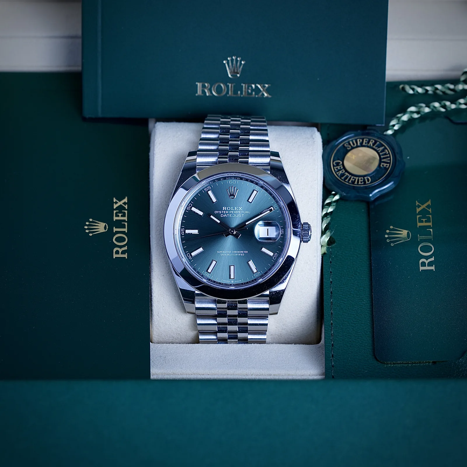 Rolex Datejust 41 Mint Green Dial 2026 (126300)