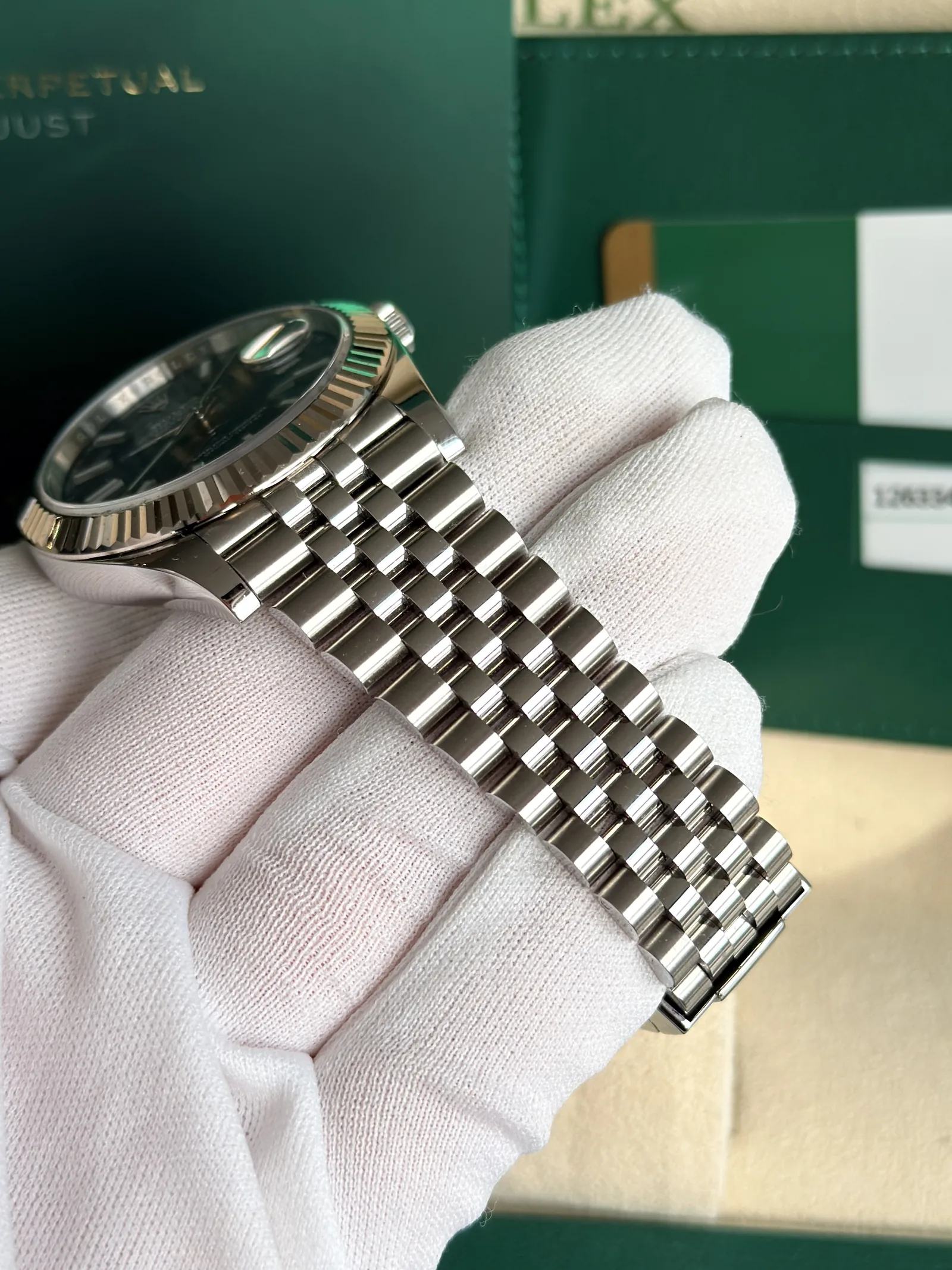 Rolex Datejust 41 Blue Fluted Jubilee 2019