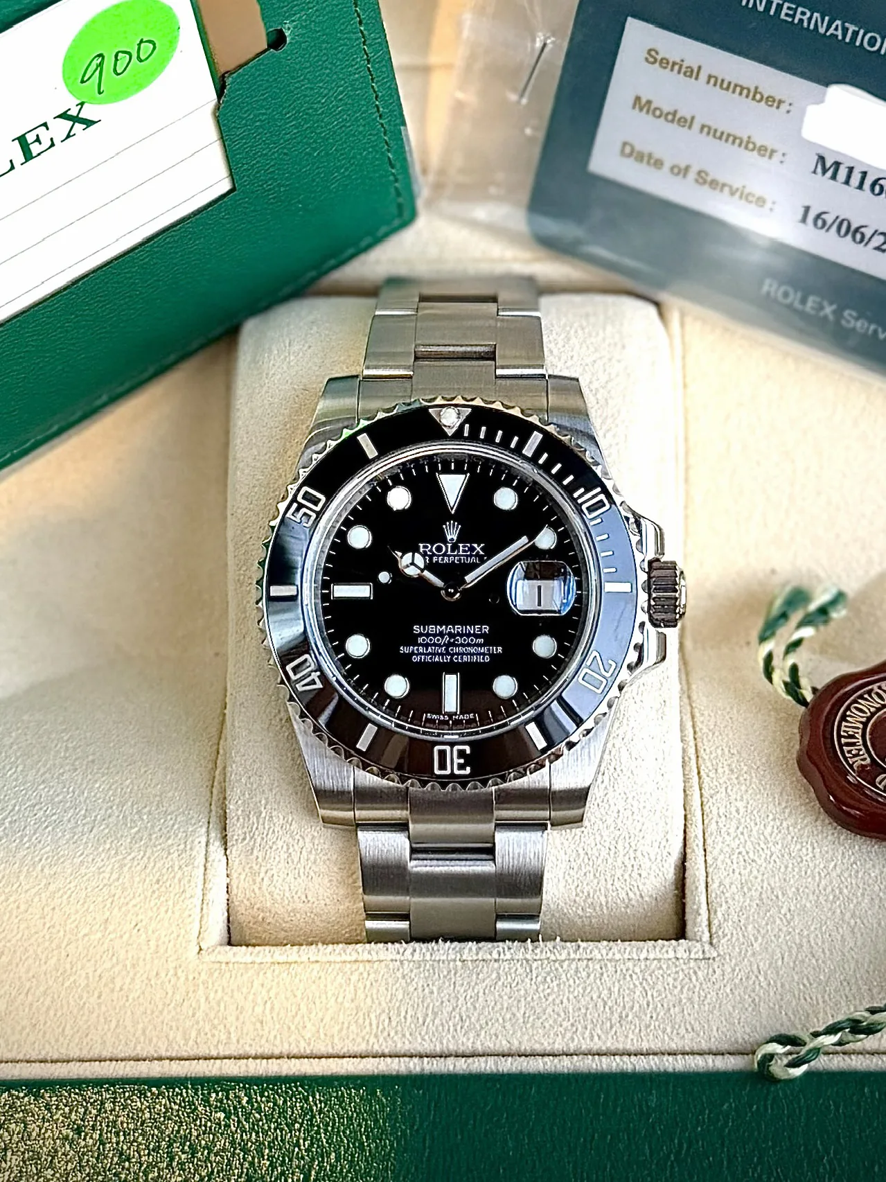 Rolex Submariner Date 2014 w/ RSC Card 2022