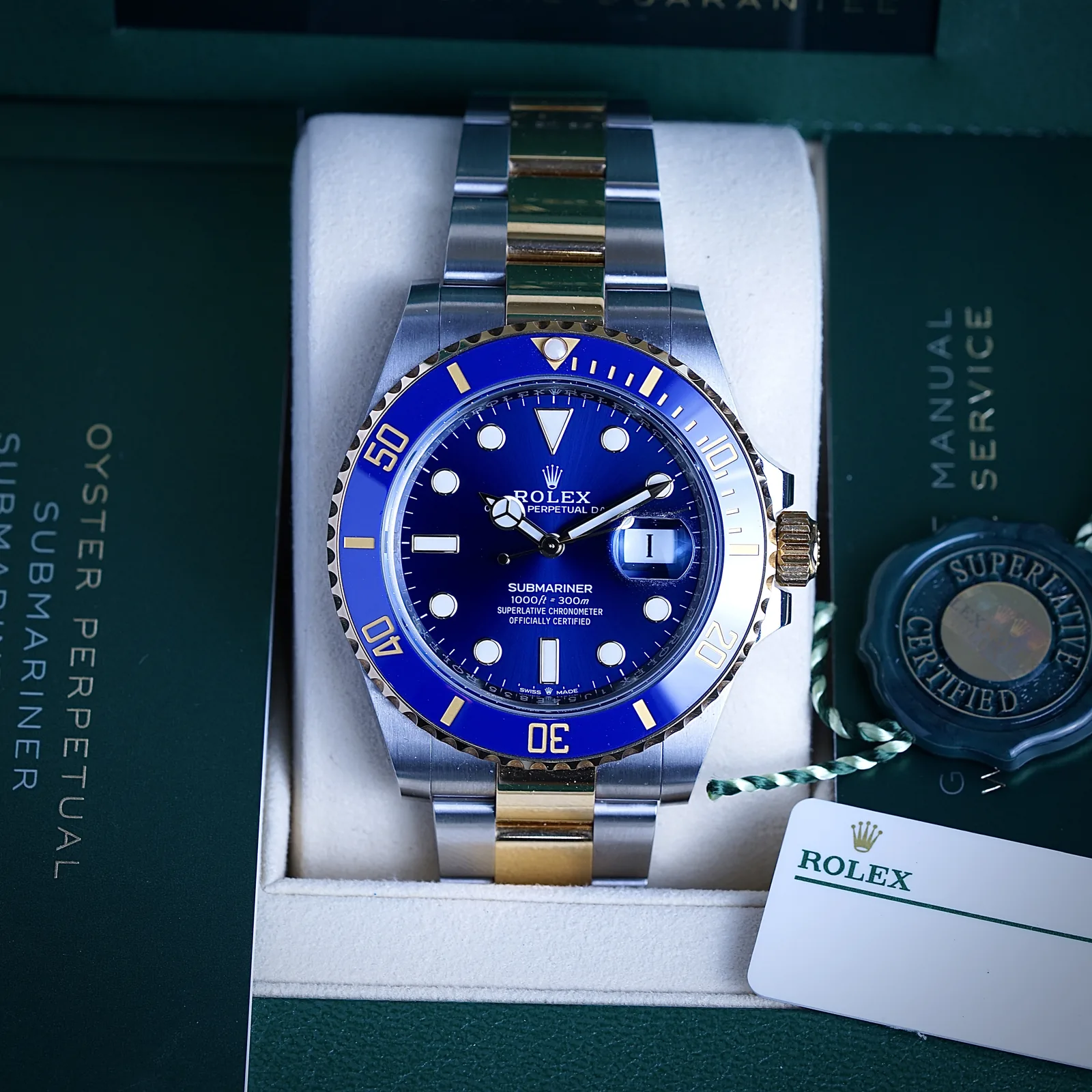 Rolex Submariner Date Two-Tone 41 “Bluesy” Blue Dial 2023 (126613LB)