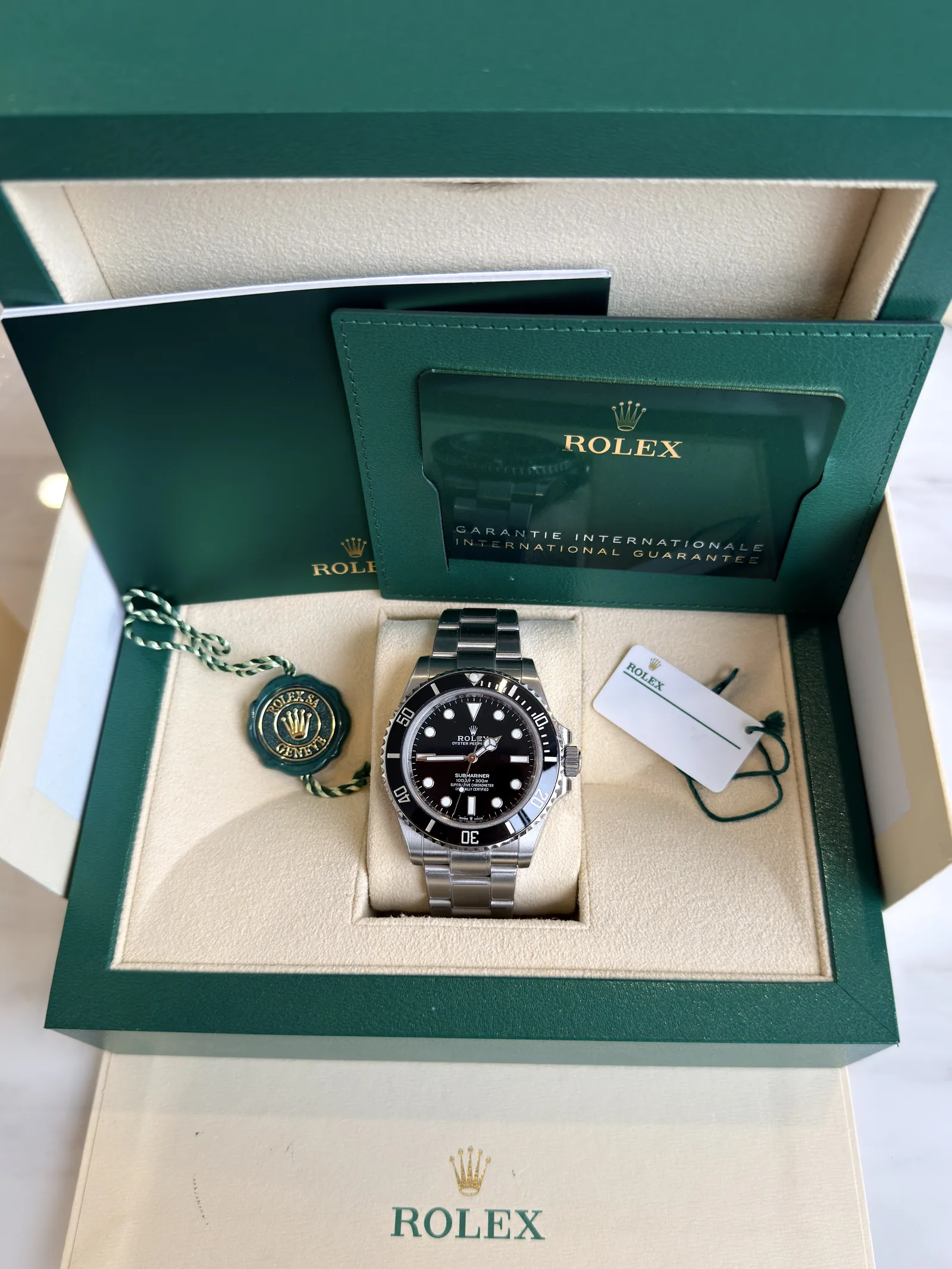 Rolex Submariner No Date 41 2024 with Protective Stickers