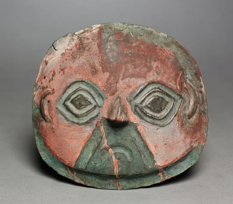 zz-test Funerary Mask (Peru, South Coast) — 1500