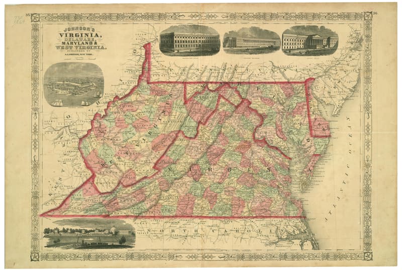 Johnson's Virginia, Delaware, Maryland & West Virginia