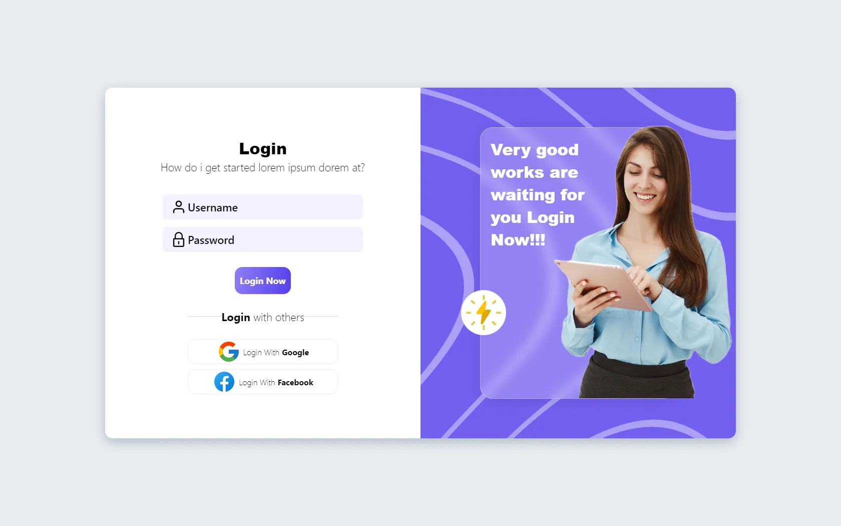 Login-Design Vol.1 screenshot 1