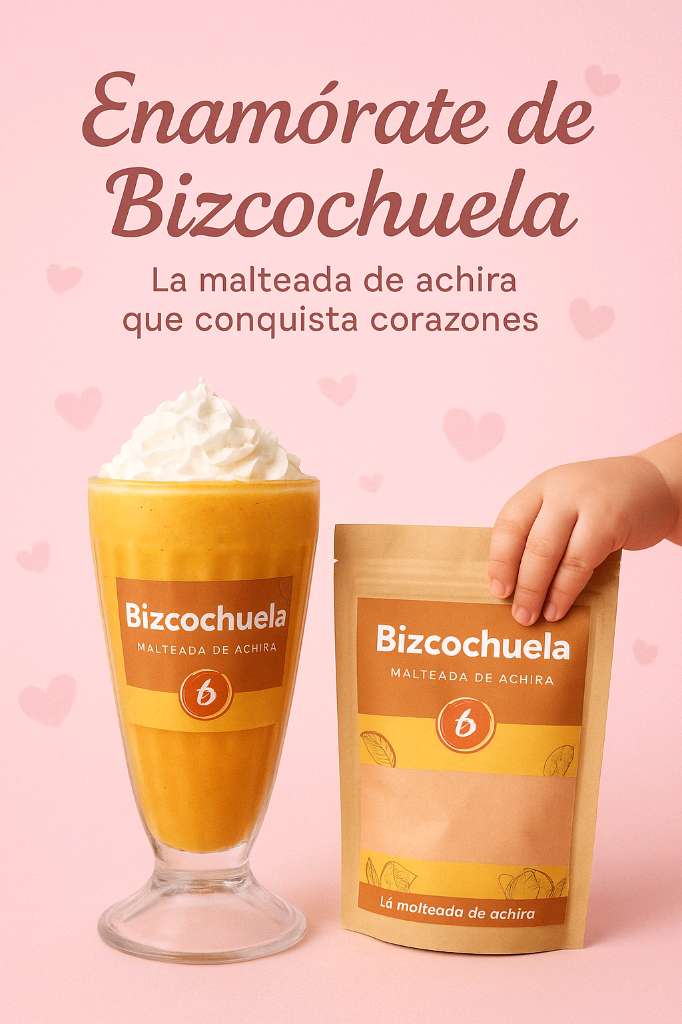 Bizcochuela malteada de achira 