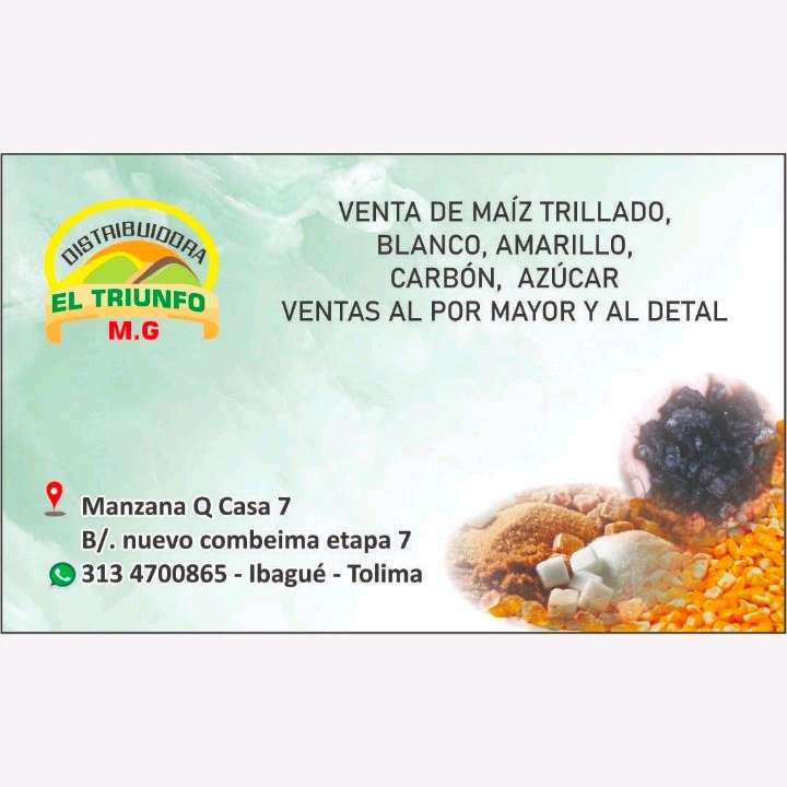 duestribuidora de maiz y carbon 