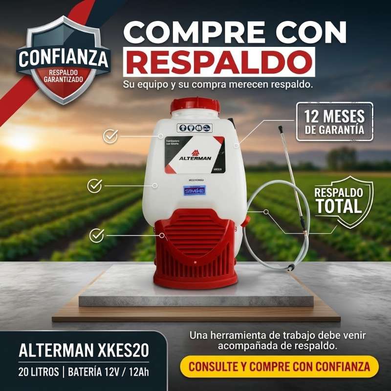 Fumigadora Alterman Bateria Original 20l