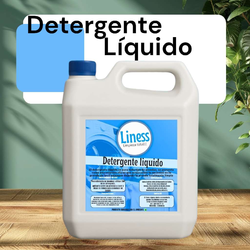 Detergente líquido 4 litros
