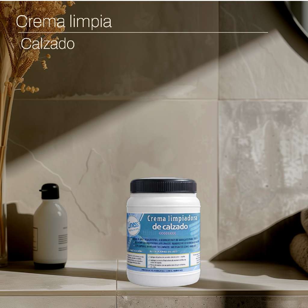 Crema limpia calzado