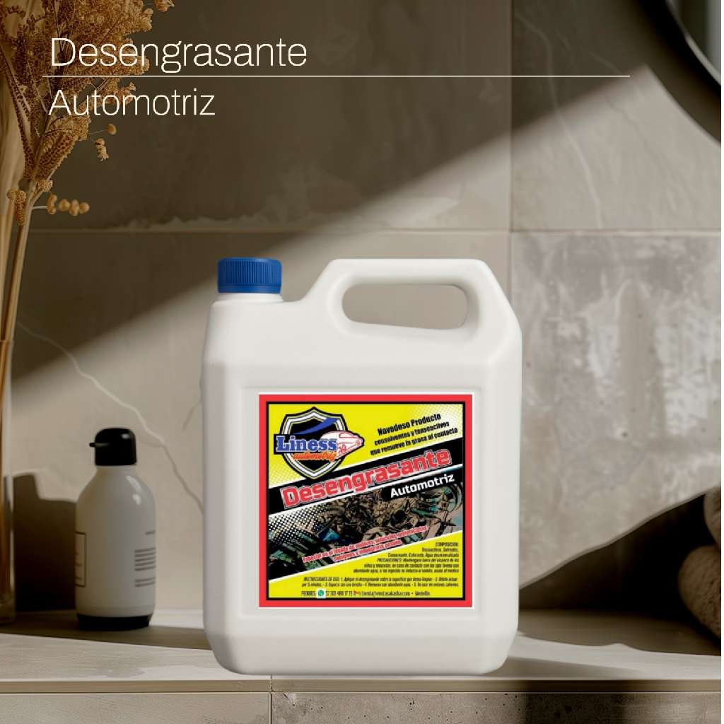 Desengrasante motor vehículo