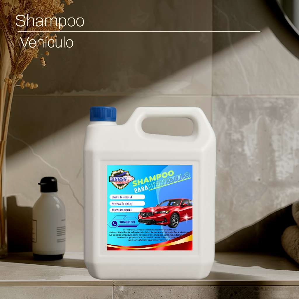 Shampoo para vehículo