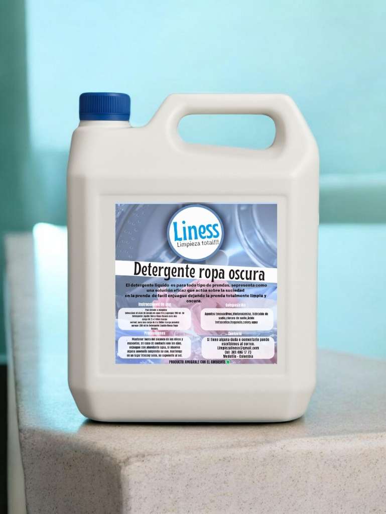 Detergente líquido para ropa oscura 4 litros