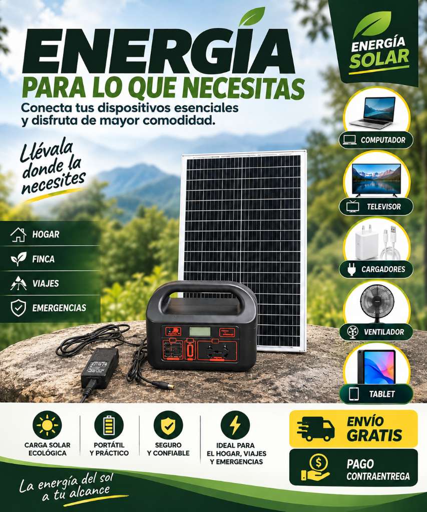 Planta Solar Portatil Especial 150w