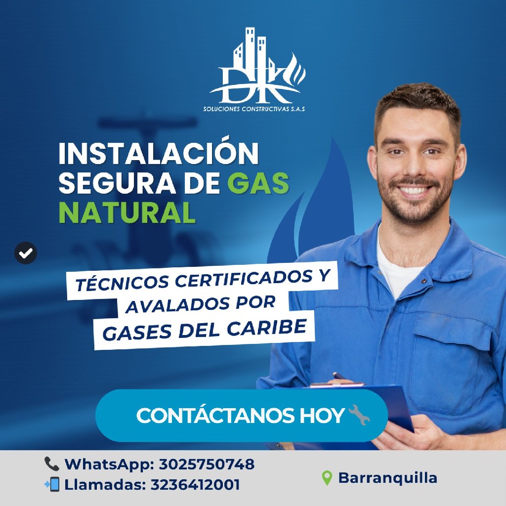 instalación de artefactos a gas