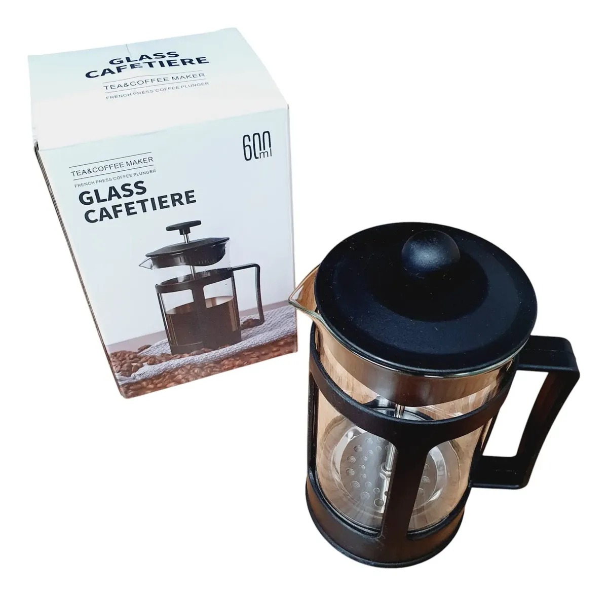 Cafetera Prensa Francesa Portátil 600ml