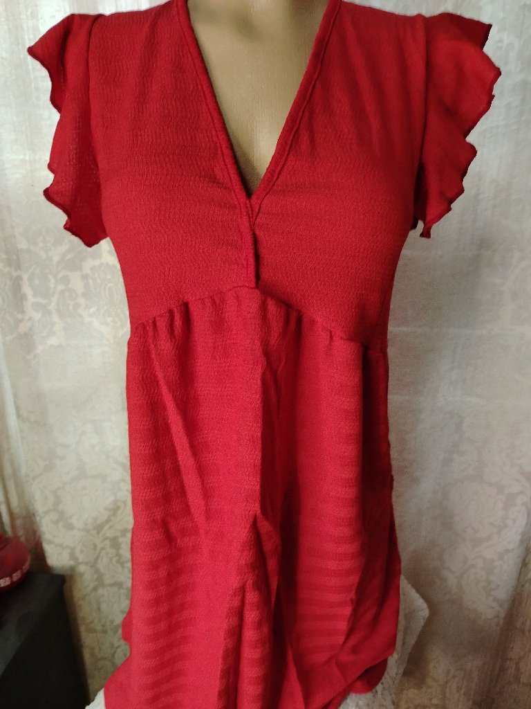 vestido ide corte imperial rojo