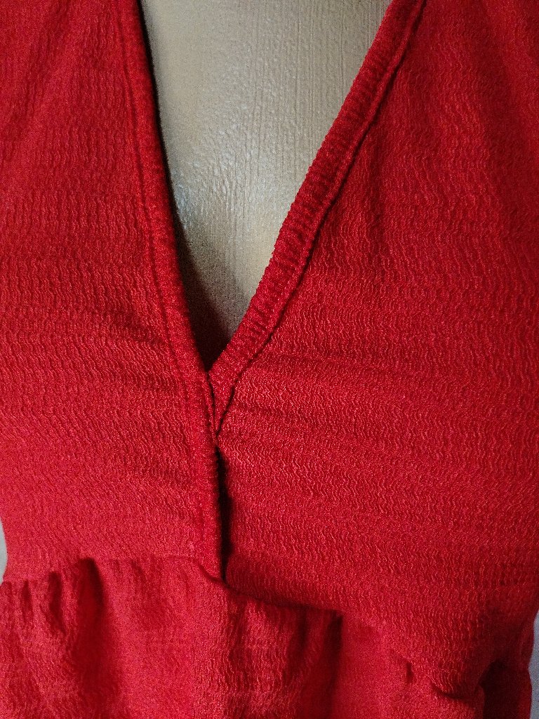 vestido ide corte imperial rojo - 5