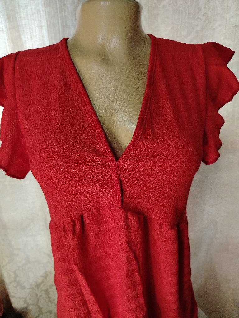 vestido ide corte imperial rojo - 8