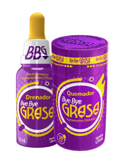 Suplemento Dietario | Bye Bye Grasa | Polvo o Cápsulas con Extractos Naturales | Contiene [Mencionar un Ingrediente Clave de la etiqueta, ej: Té Verde] | 30 Porciones/Cápsulas