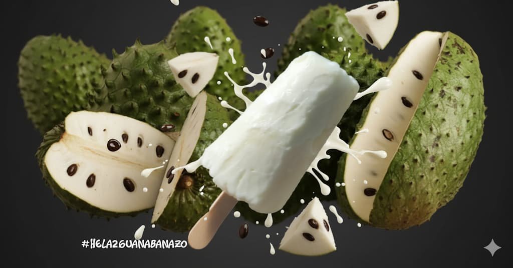 #Helado de Guanábana