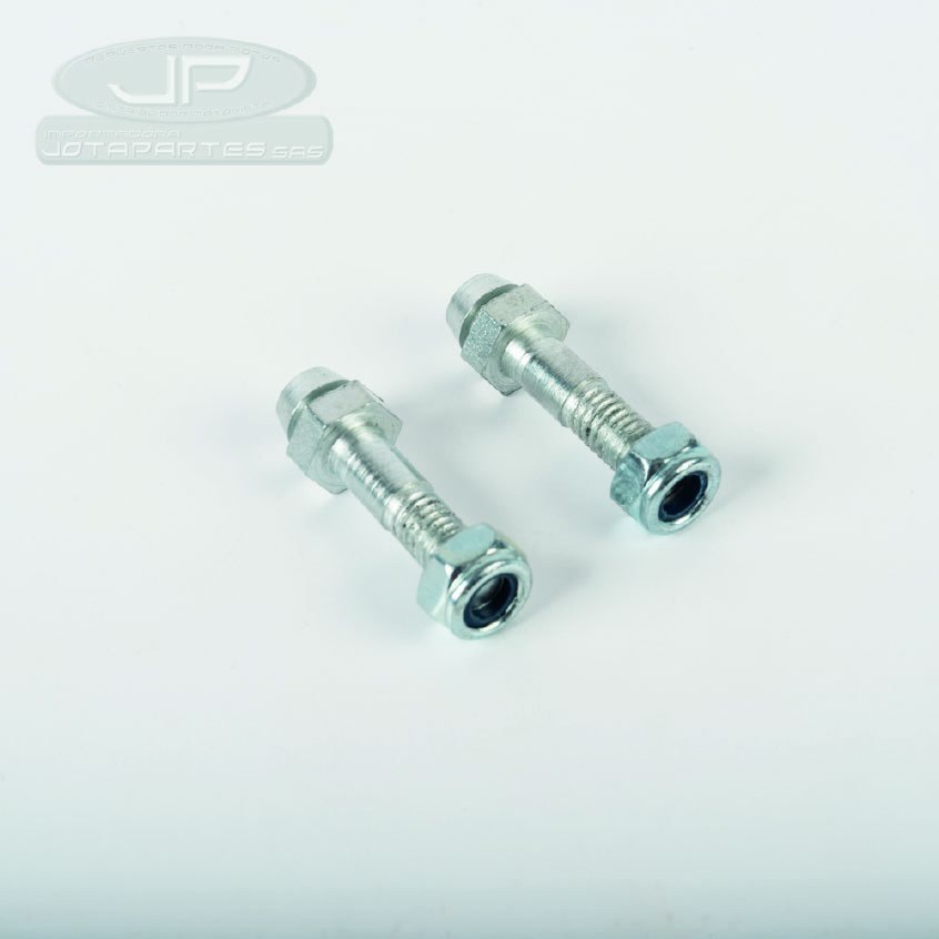 PERNO MANIGUETA CON TUERCA BLANCO (1011155) AK125 SL INDUSTRIAS JAPAN