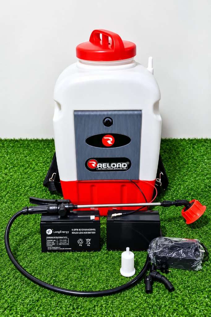 FUMIGADORA A BATERIA DE 16 LITROS CON 1 BATERIA DE OBSEQUIO