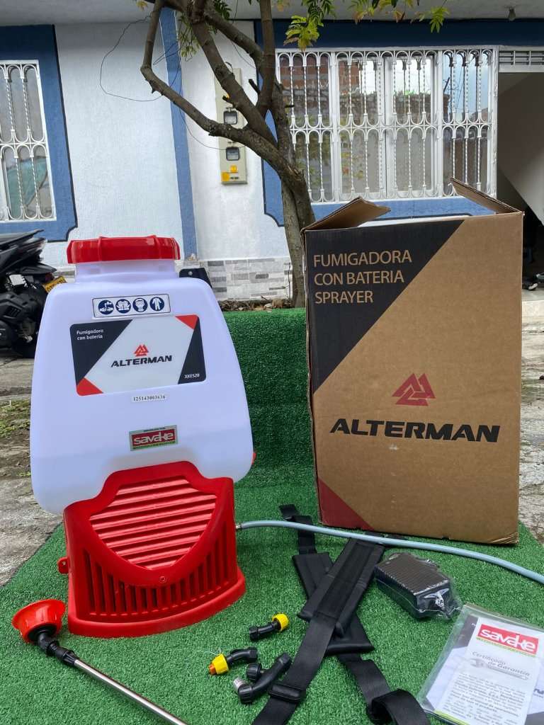 FUMIGADORA DE ESPALDA ALTERMAN A BATERÍA, XKES20