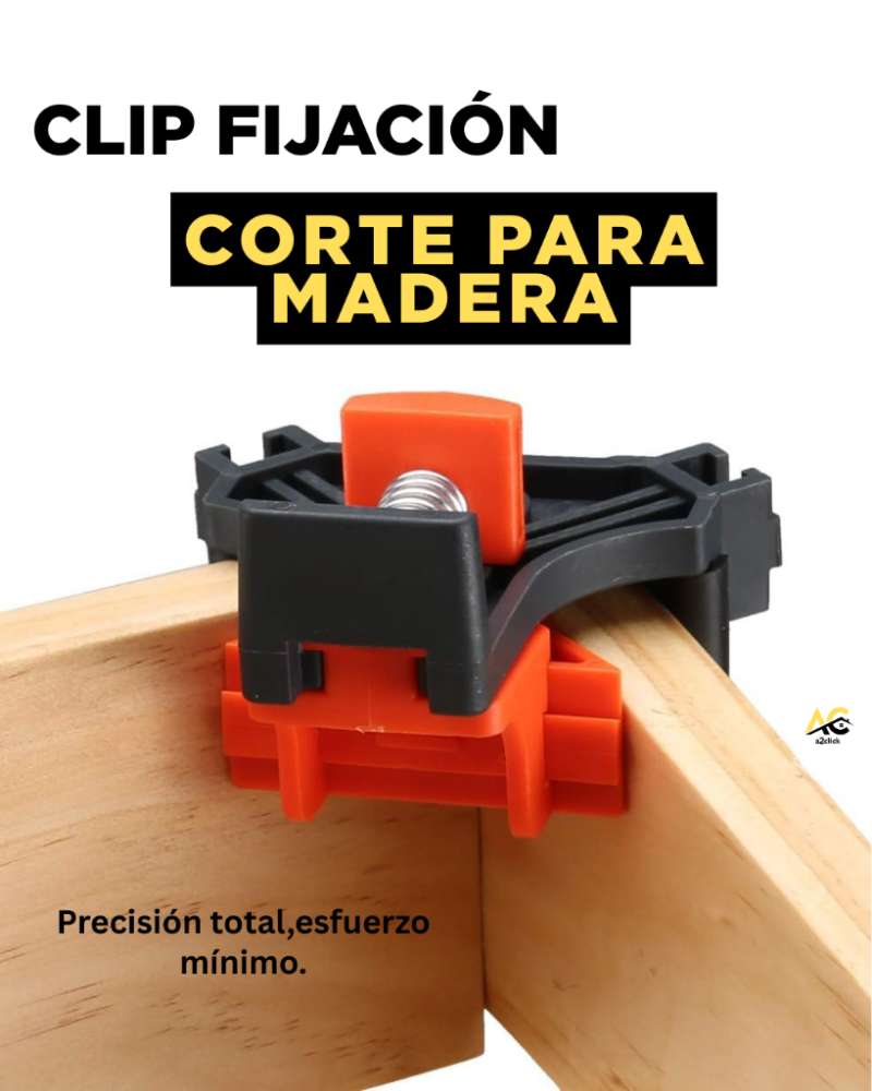 CLIP DE FIJACIÓN PARA MADERA