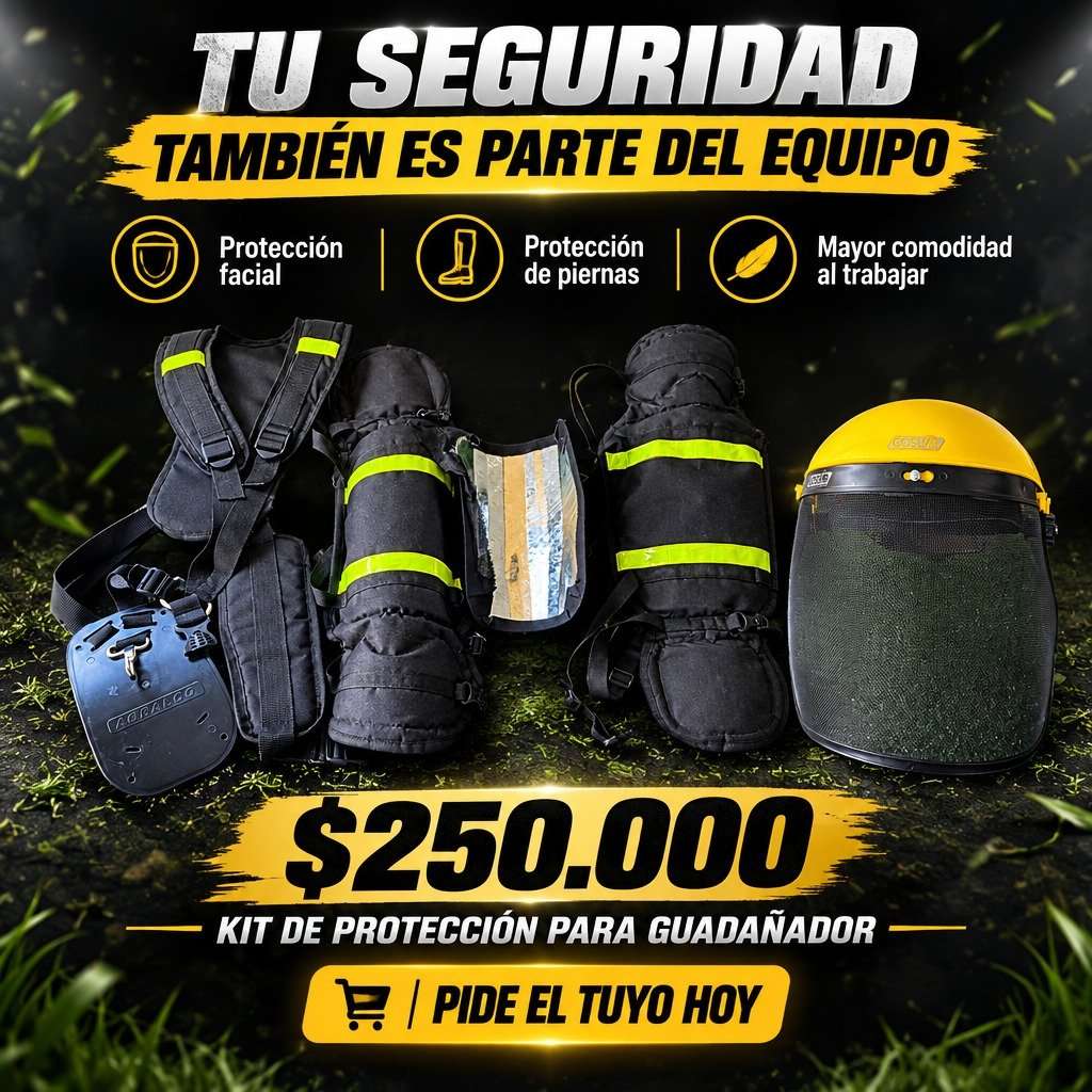 COMBO DE PROTECCIÓN PARA GUADAÑA - 2