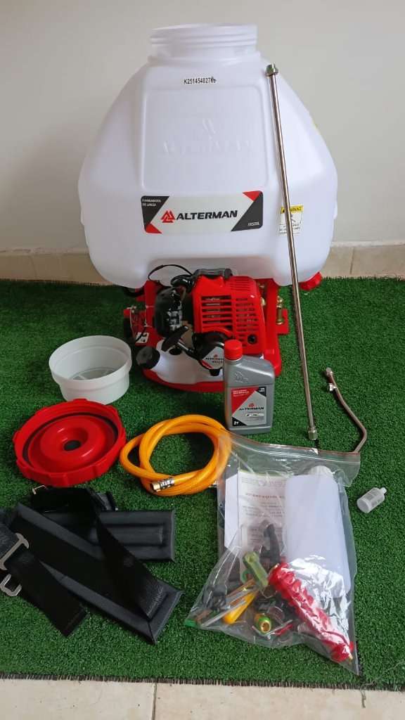 FUMIGADORA,MOTOR, BOMBA ALTERMAN 25 LT