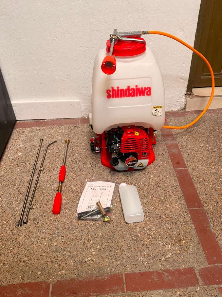 FUMIGADORA, MOTOR, BOMBA SHINDAIWA 20 LITROS