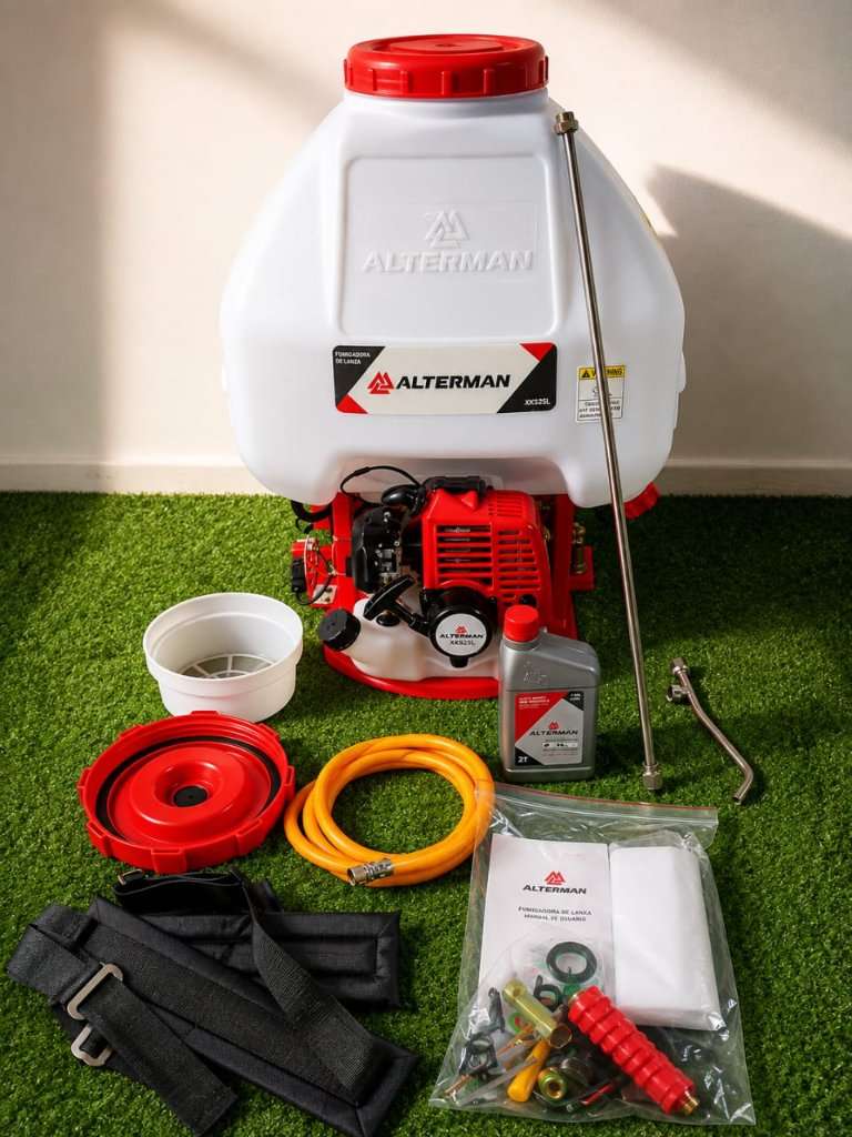FUMIGADORA,MOTOR, BOMBA ALTERMAN 25 LT