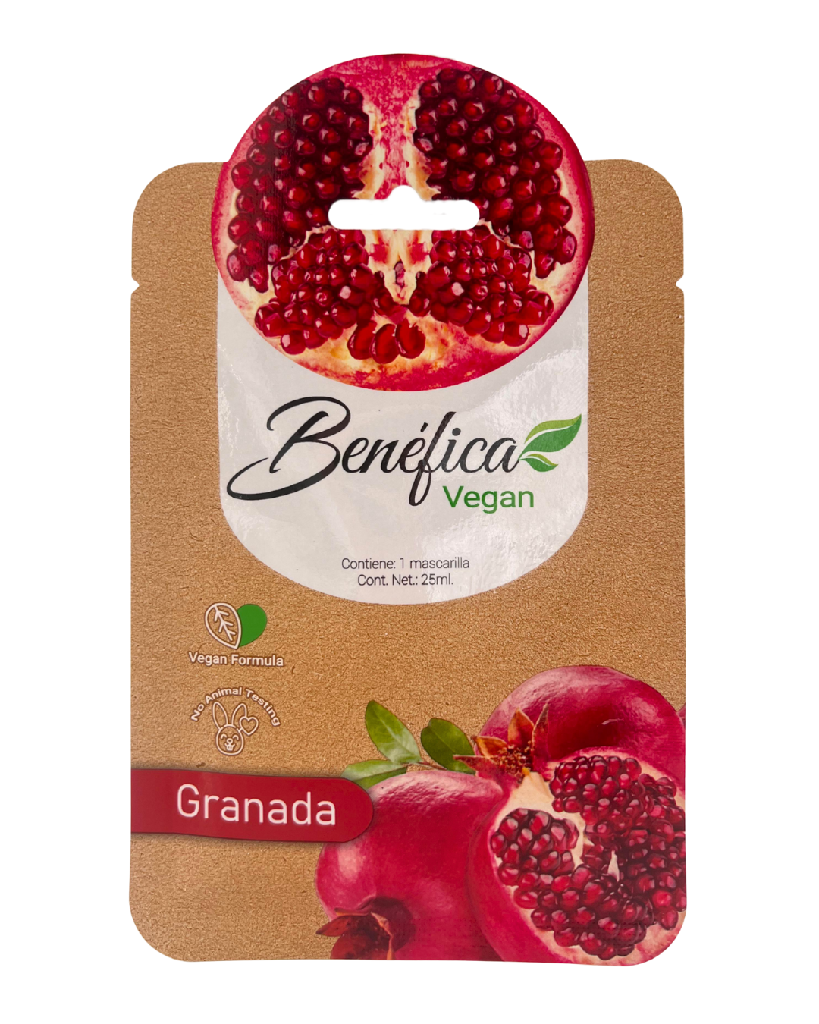 Benéfica Mascarilla facial vegana - 2