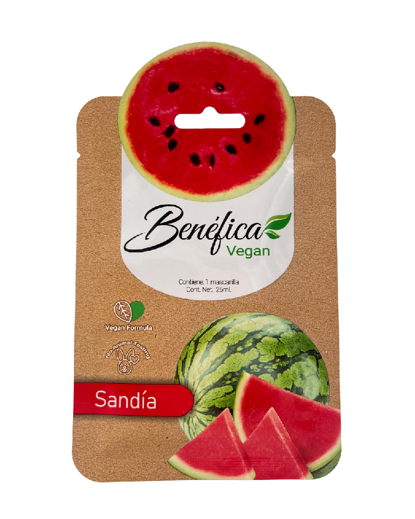 Benéfica Mascarilla facial vegana - 3