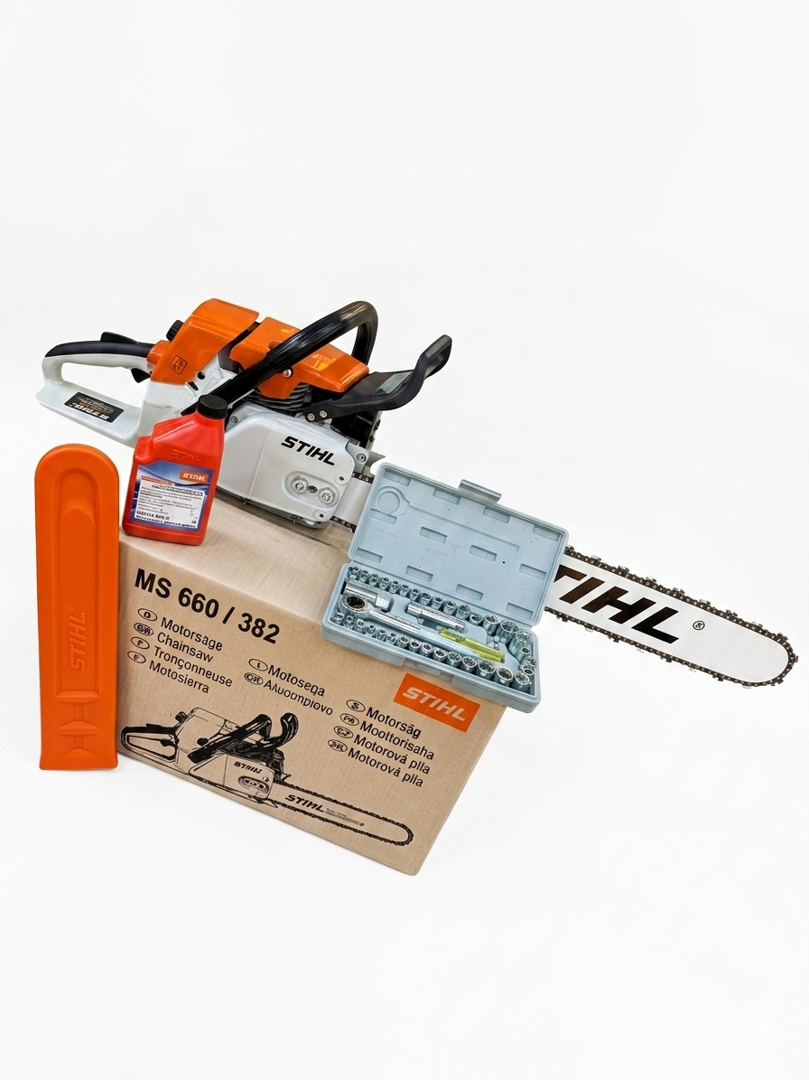 MOTOSIERRA 382 INDUSTRIAL MARCADA SERIAL ESPADA 70CM - 5