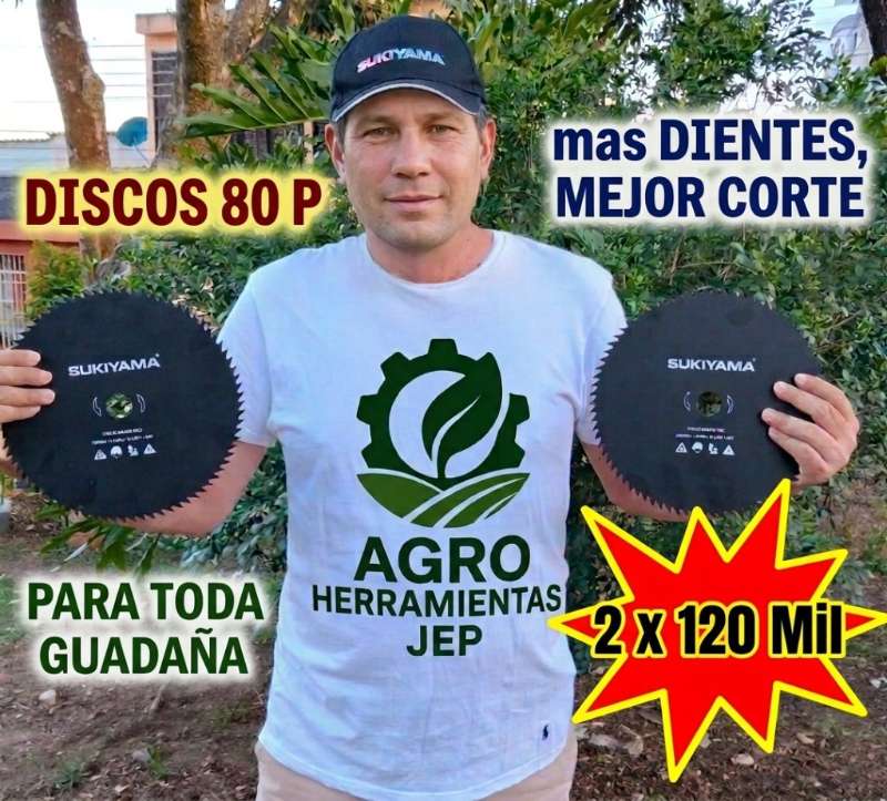 combo 2 DISCOS 80 P Tipo sierra - 2