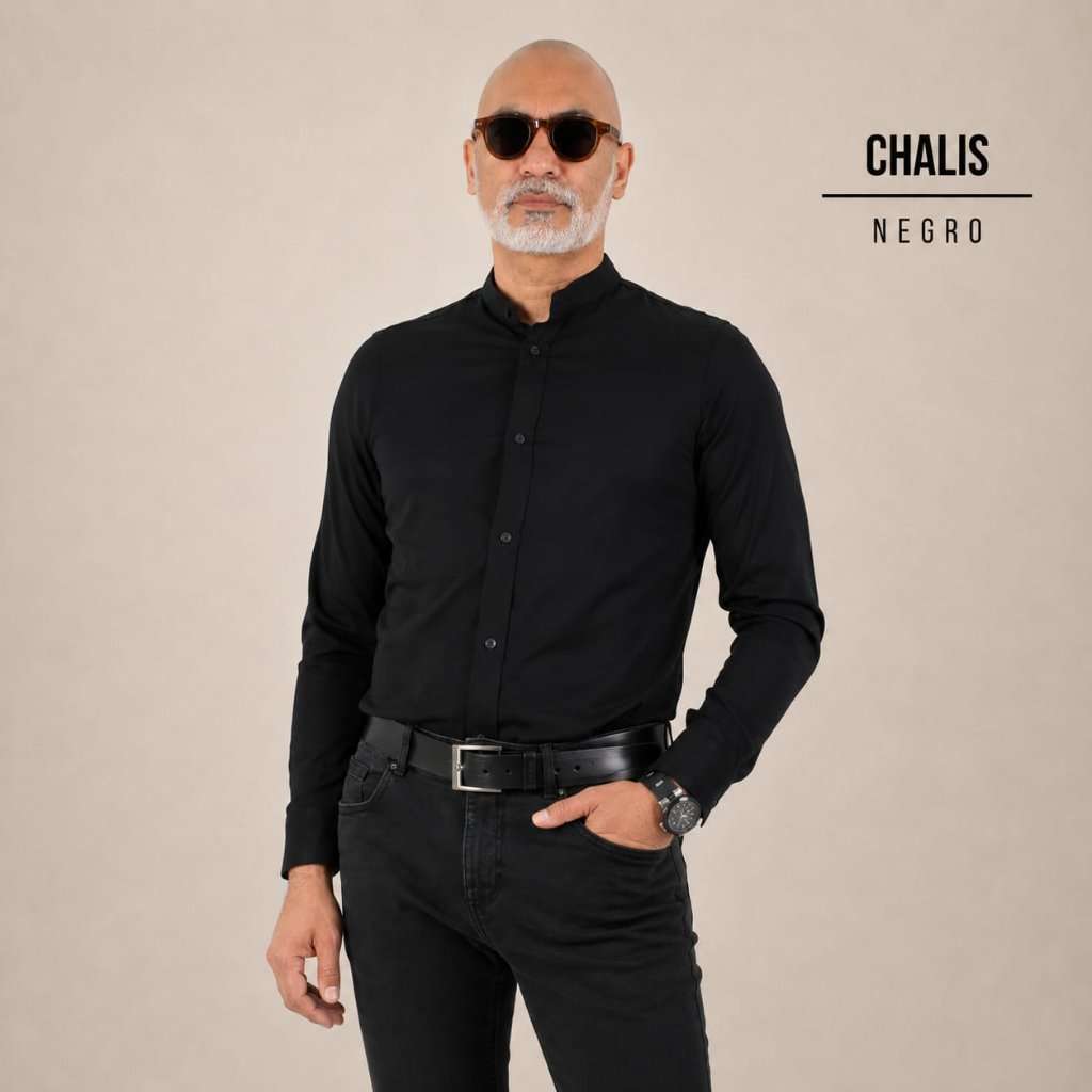 Camisa Chalis Manga Larga - 7