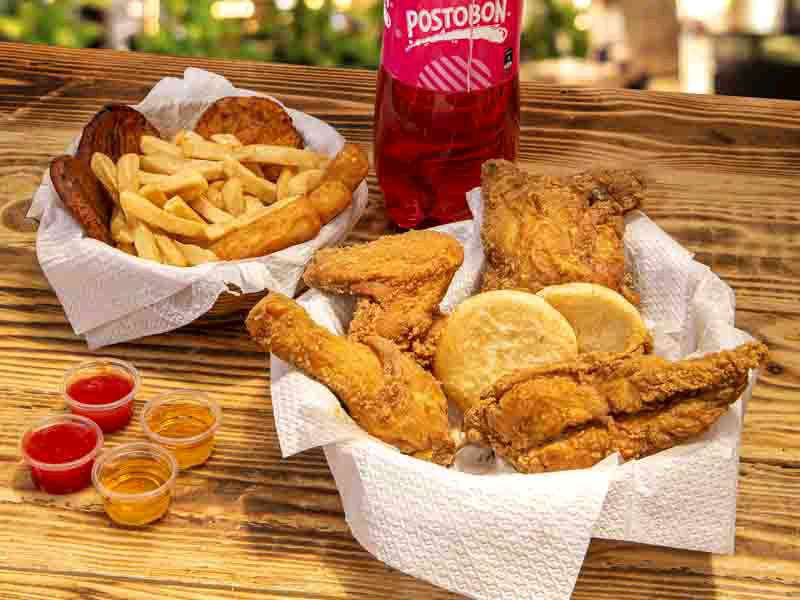 Combo medio Pollo Broaster