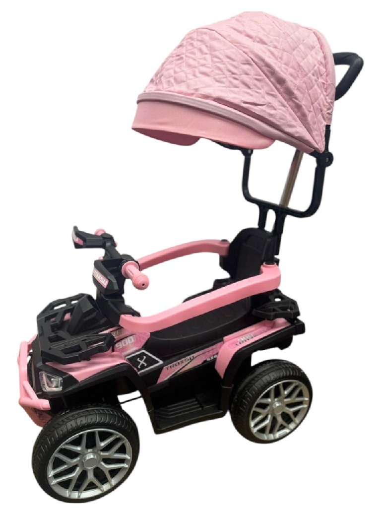 Paseador cuatrimoto con guia