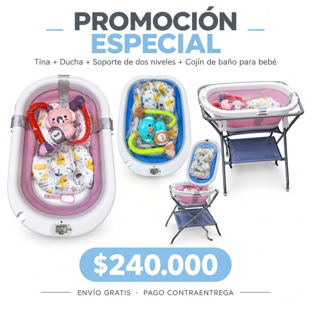 Combo Soporte Bañera plegable - 5
