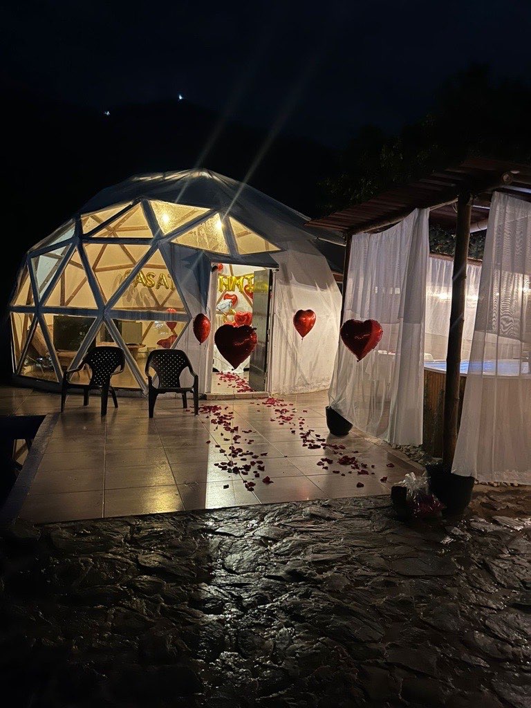 Glamping balcón mágico