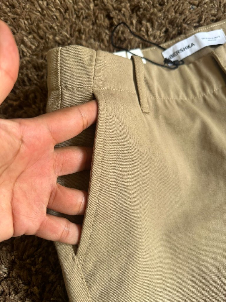 pantalon flare en dril - 3