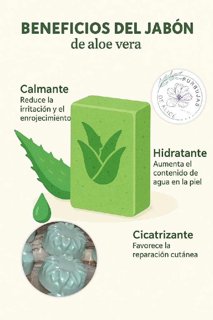 jabón de aloe vera